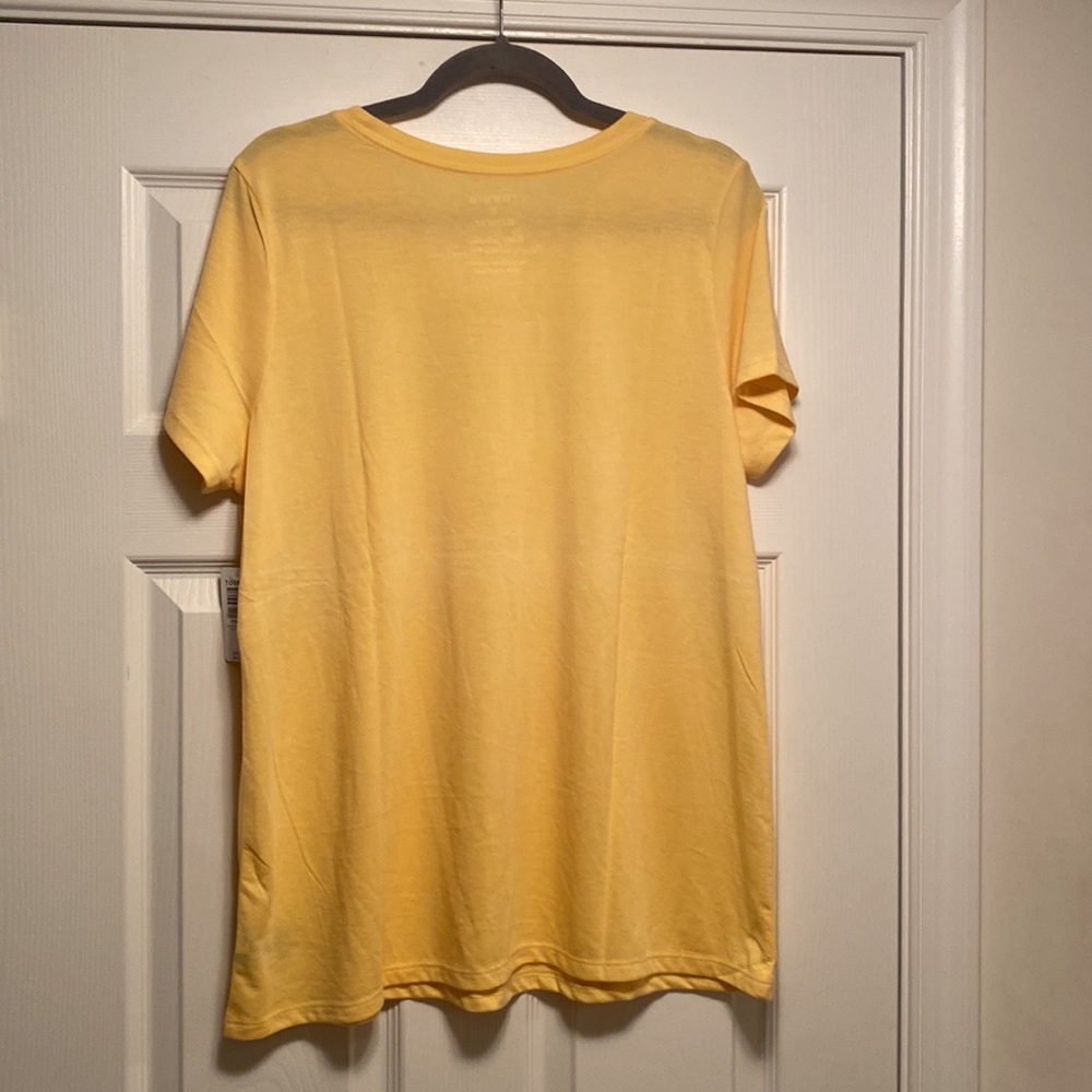 Brand New Torrid Sunkissed Yellow T-shirt…size 0/L/12 - Picture 2 of 4